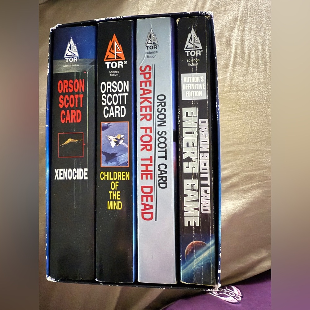 Orson Scott Card Book Set books are in great shape only box is torn